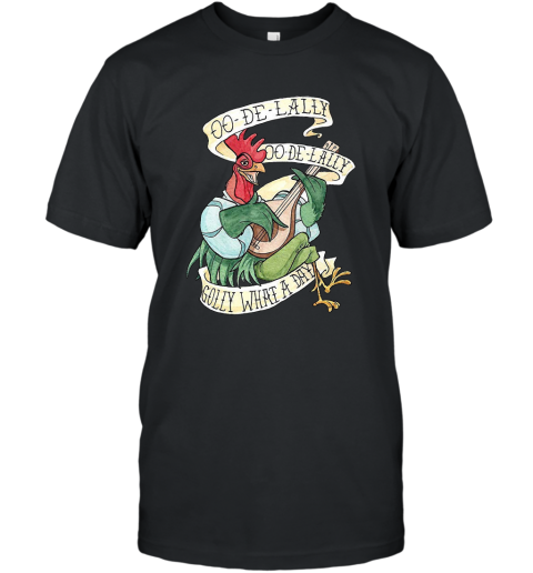 OO De Lally golly what a day tattoo watercolor painting Robin Hood shirt T-Shirt