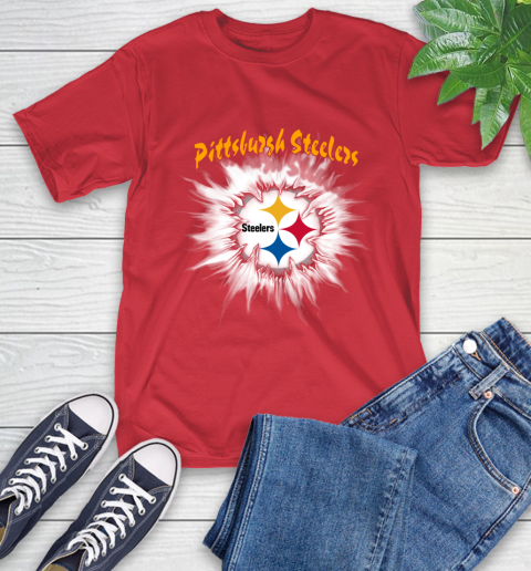 Pittsburgh Steelers NFL Football Adoring Fan Rip Sports T-Shirt 11