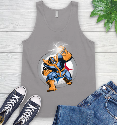 Pittsburgh Steelers NFL Football Thanos Avengers Infinity War Marvel Tank Top 3