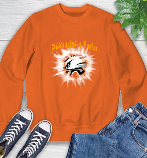 Philadelphia Eagles NFL Football Adoring Fan Rip Sports Sweatshirt 3