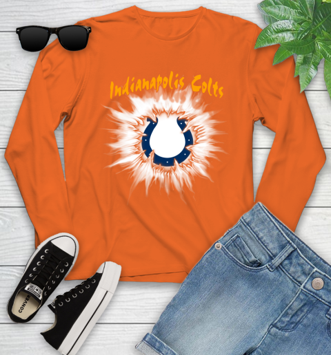 Indianapolis Colts NFL Football Adoring Fan Rip Sports Youth Long Sleeve 3