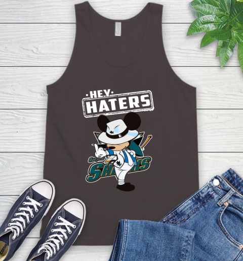 NHL Hey Haters Mickey Hockey Sports San Jose Sharks Tank Top 6
