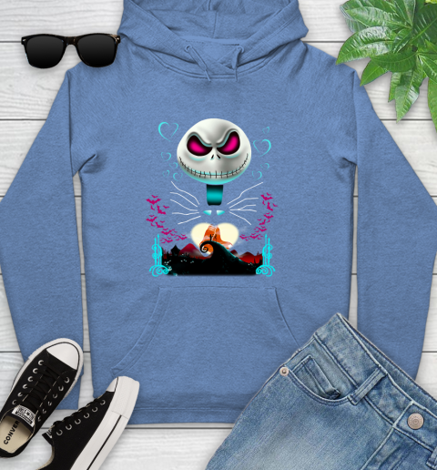 MLB Boston Red Sox Jack Skellington Sally The Nightmare Before Christmas Baseball Youth Hoodie 13