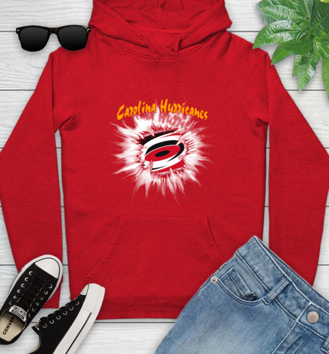 Carolina Hurricanes NHL Hockey Adoring Fan Rip Sports Youth Hoodie 12