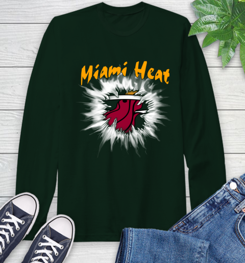 Miami Heat NBA Basketball Rip Sports Long Sleeve T-Shirt 7