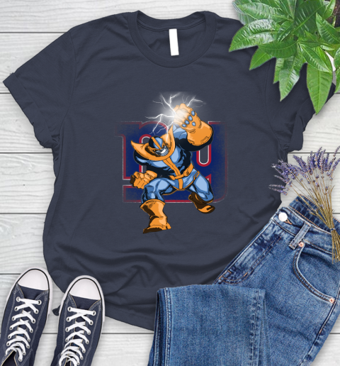 New York Giants NFL Football Thanos Avengers Infinity War Marvel Women's T-Shirt 14