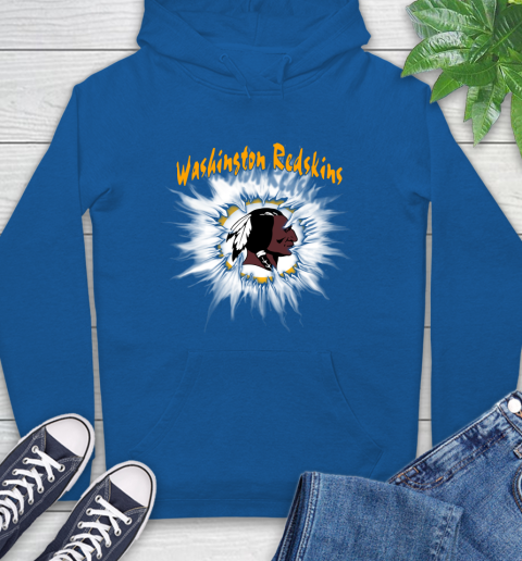 Washington Redskins NFL Football Adoring Fan Rip Sports Hoodie 9