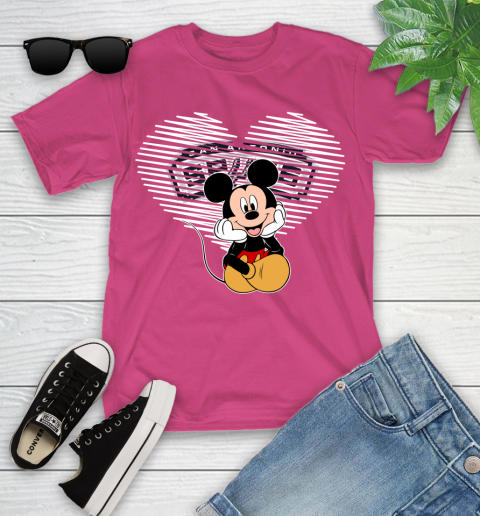 NBA San Antonio Spurs The Heart Mickey Mouse Disney Basketball Youth T-Shirt 11