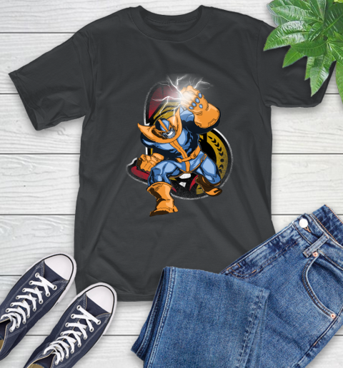 Ottawa Senators NHL Hockey Thanos Avengers Infinity War Marvel T-Shirt