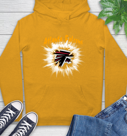 Atlanta Falcons NFL Football Adoring Fan Rip Sports Hoodie 2