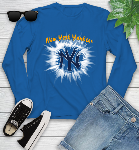 New York Yankees MLB Baseball Adoring Fan Rip Sports Youth Long Sleeve 10