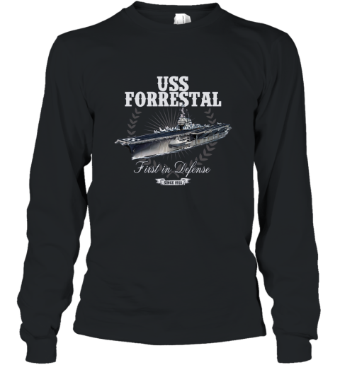 USS Forrestal CV 59 T shirt Long Sleeve