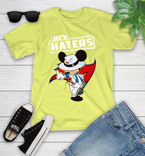 NFL Hey Haters Mickey Football Sports Tampa Bay Buccaneers Youth T-Shirt 10