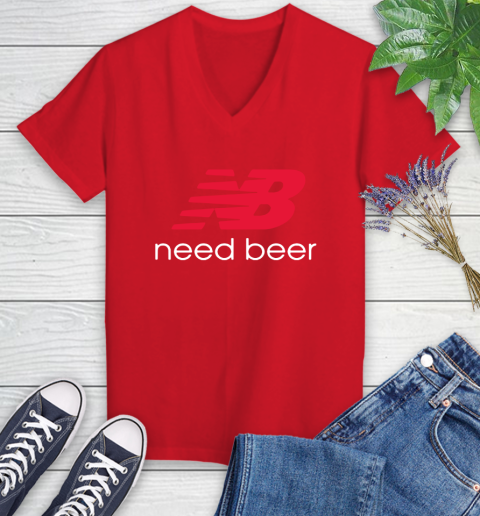 new balance v neck t shirts