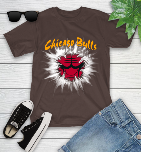 Chicago Bulls NBA Basketball Rip Sports Youth T-Shirt 7