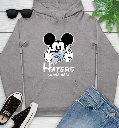 MLB Colorado Rockies Gonna Hate Mickey Mouse Disney Baseball T Shirt_000 Youth Hoodie 6