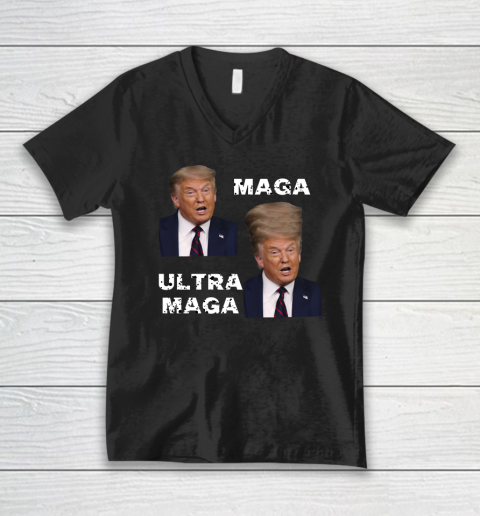 Ultra Maga Donal Trump Funny V-Neck T-Shirt