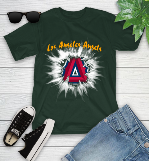 Los Angeles Angels MLB Baseball Adoring Fan Rip Sports Youth T-Shirt 5