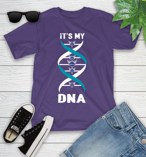 Charlotte Hornets NBA Basketball It's My DNA Sports Youth T-Shirt 3