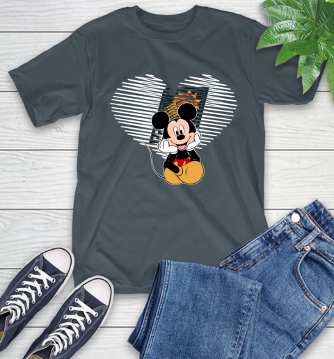 NBA Phoenix Suns The Heart Mickey Mouse Disney Basketball T-Shirt 10