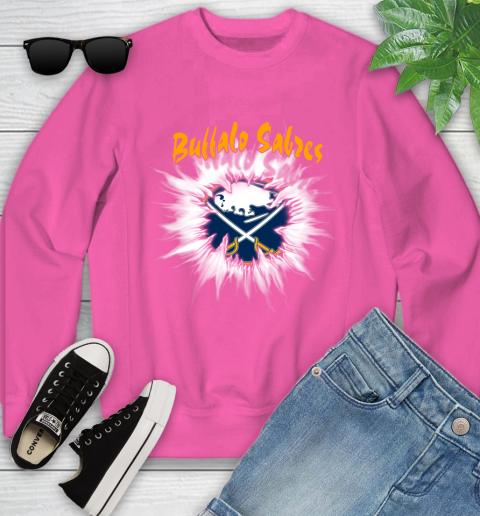 Buffalo Sabres NHL Hockey Adoring Fan Rip Sports Youth Sweatshirt 6