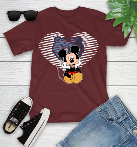 NBA Memphis Grizzlies The Heart Mickey Mouse Disney Basketball Youth T-Shirt 14