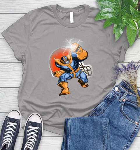 Cleveland Browns NFL Football Thanos Avengers Infinity War Marvel Women's T-Shirt 5