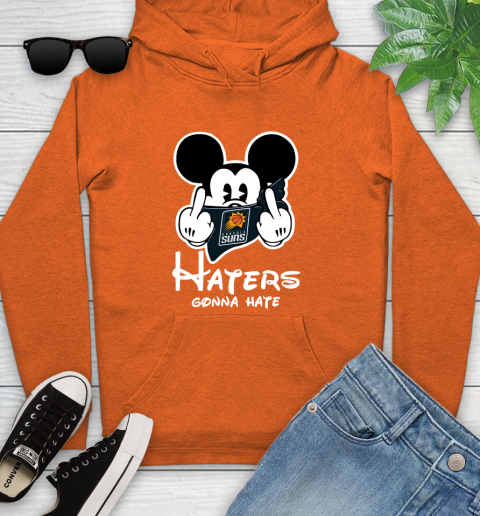 NBA Phoenix Suns Haters Gonna Hate Mickey Mouse Disney Basketball T Shirt Youth Hoodie 4