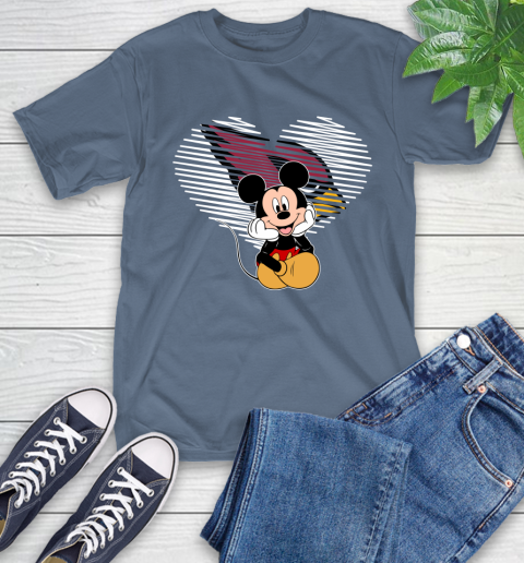 NFL Arizona Cardinals The Heart Mickey Mouse Disney Football T Shirt_000 T-Shirt 8