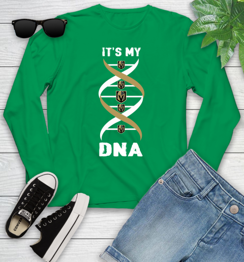 Vegas Golden Knights NHL Hockey It's My DNA Sports Youth Long Sleeve 7