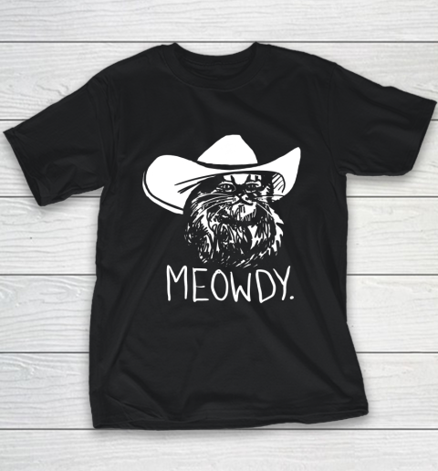 Meowdy Texas Cat Meme Youth T-Shirt