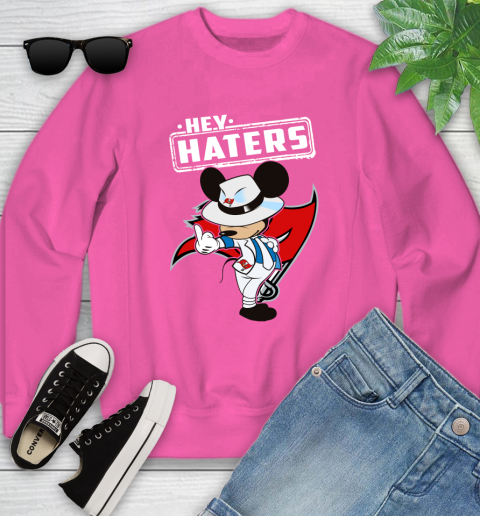 NFL Hey Haters Mickey Football Sports Tampa Bay Buccaneers Youth Sweatshirt 6