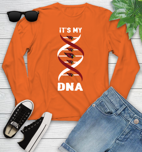Arizona Cardinals NFL Football It's My DNA Sports Youth Long Sleeve 3