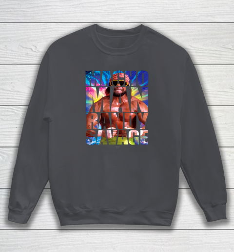 Randy Macho Man Savage WWE Disco Splash Sweatshirt 3