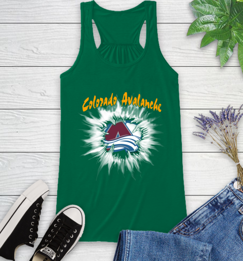 Colorado Avalanche NHL Hockey Adoring Fan Rip Sports Racerback Tank 6