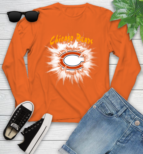 Chicago Bears NFL Football Adoring Fan Rip Sports Youth Long Sleeve 3