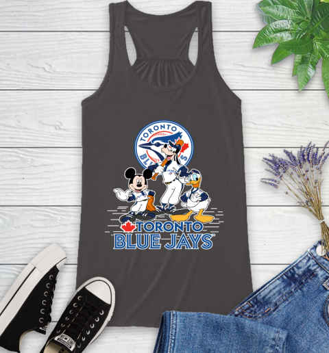 MLB Toronto Blue Jays Mickey Mouse Donald Duck Goofy Baseball T Shirt Racerback Tank 11