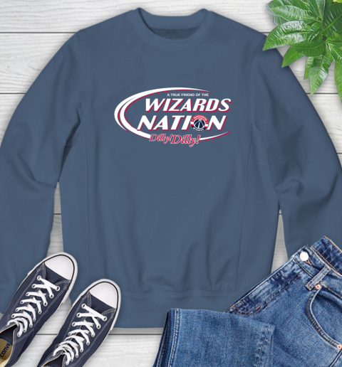 NBA A True Friend Of The Washington Wizards Dilly Dilly Basketball Sports Sweatshirt 8
