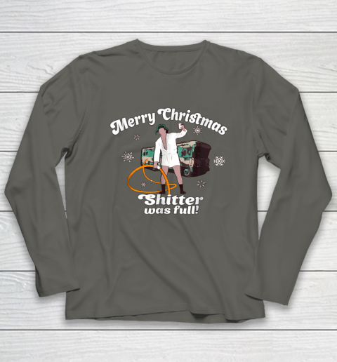 Merry Christmas Shitter Was Full Vacation Long Sleeve T-Shirt 5