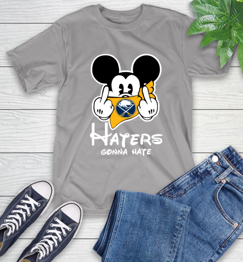 NHL Buffalo Sabres Haters Gonna Hate Mickey Mouse Disney Hockey T Shirt T-Shirt 6