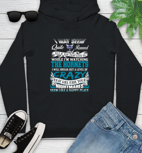 Charlotte Hornets NBA Basketball Don't Mess With Me While I'm Watching My Team Youth Hoodie