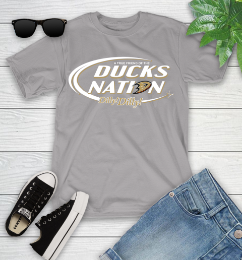 NHL A True Friend Of The Anaheim Ducks Dilly Dilly Hockey Sports Youth T-Shirt 4