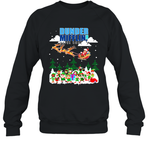 dunder mifflin christmas sweatshirt