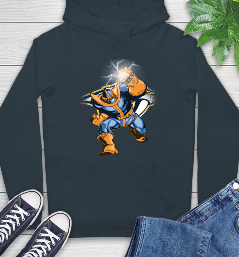 Nashville Predators NHL Hockey Thanos Avengers Infinity War Marvel Hoodie 7
