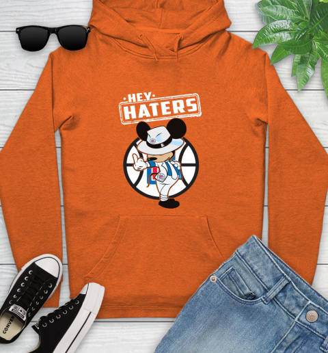 NBA Hey Haters Mickey Basketball Sports Los Angeles Clippers Youth Hoodie 4