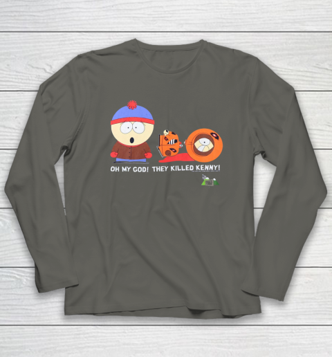 Oh My God They Killed Kenny Shirt South Park Adult Cartoon Long Sleeve T-Shirt - Image 5