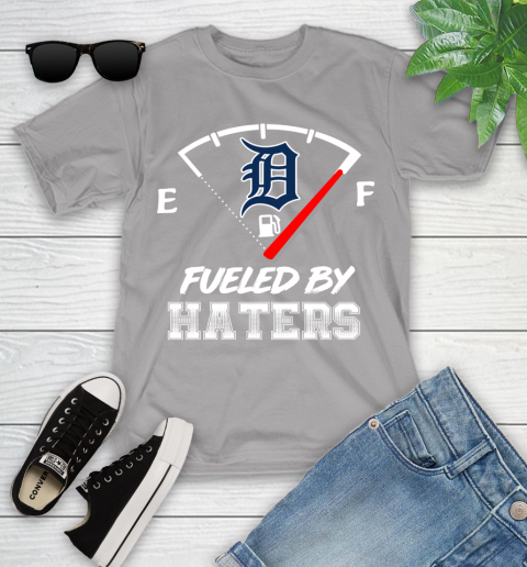 Detroit Tigers MLB Baseball Fueled By Haters Sports Youth T-Shirt 4