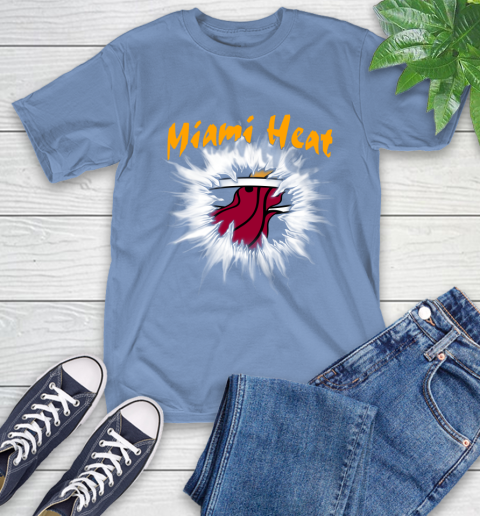 Miami Heat NBA Basketball Rip Sports T-Shirt 12