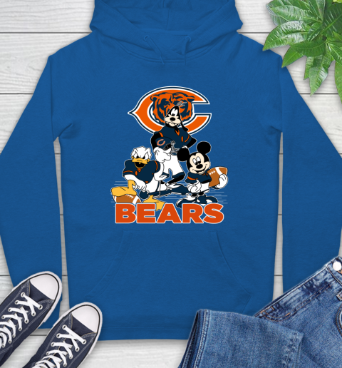 NFL Chicago Bears Mickey Mouse Donald Duck Goofy Football Shirt Hoodie 9