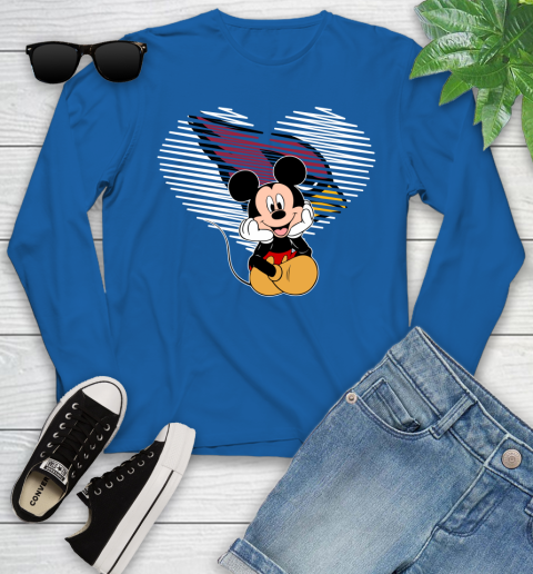 NFL Arizona Cardinals The Heart Mickey Mouse Disney Football T Shirt_000 Youth Long Sleeve 10